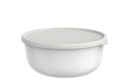 Mepal - Recipientes microondas Lumina - Recipientes alimentarios con tapa aptos para la nevera, el congelador, horno de vapor, microondas y lavavajillas - Recipiente de cocina - 3000 ml - White