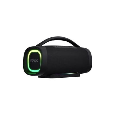 IRRADIO IR-GT710V, Diffusore Portatile 100W con Bassi Potenti, LED RGB, Subwoofer Doppio, Grado Di Impermeabilità IPX6, Bluetooth 5.0, 12 Ore di Musica, Perfetto per Utilizzo Indoor e Outdoor