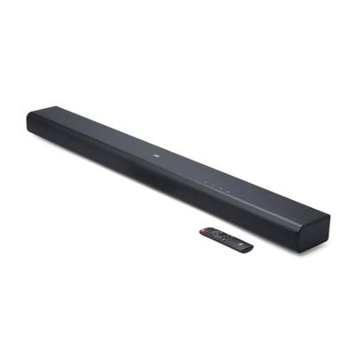 JBL Cinema SB 510, Soundbar 3.1 Canali con Subwoofer Integrato, Bluetooth per Streaming Wireless, Dolby Atmos Integrato, Connessione HDMI ARC e Ottica, Design Compatto, Telecomando, 200 Watt, Nero