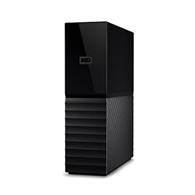 WD My Book 14 TB Desktopopslag (SuperSpeed USB-poort, 256-bits AES-hardwareversleuteling, met software voor apparaatbeheer, back-up en wachtwoordbeveiliging, 3 jaar beperkte garantie) Zwart