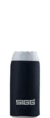 Sigg Nylon Pouch Black cobre garrafas (0,4 l), capa protetora moderna para todas as garrafas reutilizáveis, protetor térmico útil e isolante de nylon