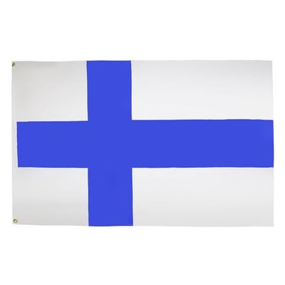 AZ FLAG - Drapeau Finlande - 150x90 cm - Drapeau Finlandais 100% Polyester Avec Oeillets Métalliques Intégrés - Pavillon 110 g