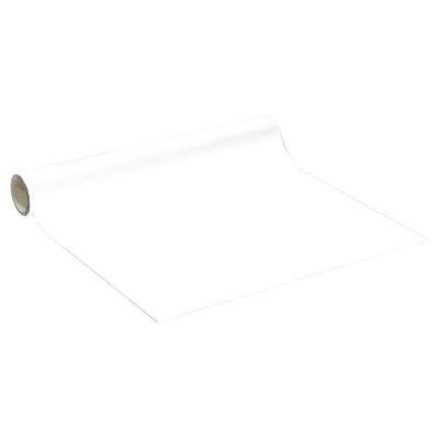 Ambiance - Vinilo adhesivo adhesivo adhesivo para decoración interior, pared de cocina, adhesivo extraíble, lavable, impermeable, ventana, muebles, dormitorio, sala de estar, blanco, 60 cm x 20 m