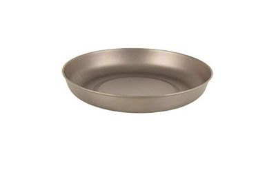 Lifeventure Titanium Plate, Piastra in Titanio Unisex-Adulto, Argento, Taglia Unica