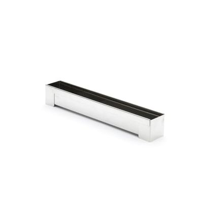 De Buyer, Molde meia cana quadrada INOX desmontável. 30 x 4,30 x 4 x 4 cm - 3205,04