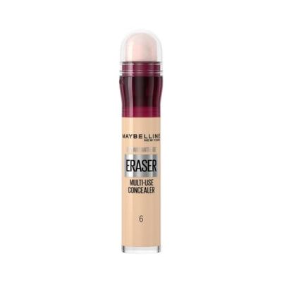 Maybelline The Eraser Eye Concealer Light antietà istantaneo da 6,8 ml, la confezione può variare