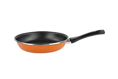 MAGEFESA Padella 22 Ø Valencia New. Antiaderente con apertura rinforzata Fondo 100% Full Induction. Esterno arancione. 50% risparmio energetico.