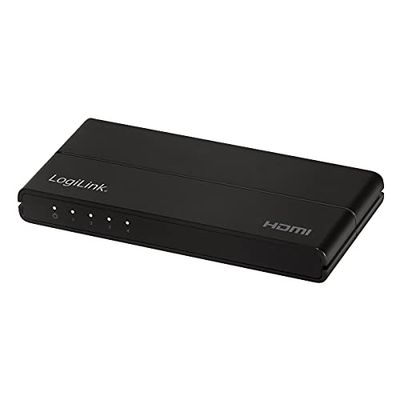 LogiLink HD0037 - HDMI-splitter, 1x4-poort, 4K/60 Hz, downscaler
