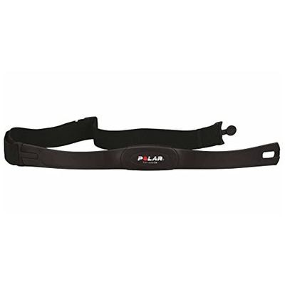Polar T31C Juego de transmisor de frecuencia cardíaca codificado y cinturón, Unisex, Negro, M