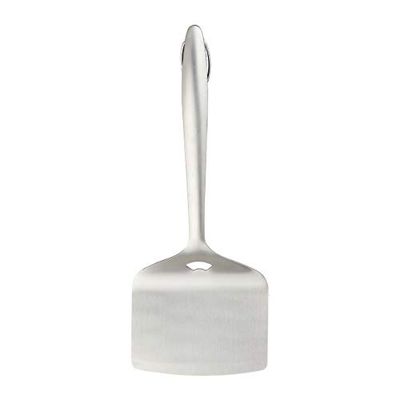 Relaxdays BBQ Spatule à Poisson en Acier Inoxydable avec Large Surface réversible 17 x 11 cm (Argent)