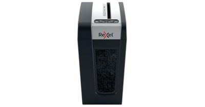 Rexel MC4-SL Whisper-Shred Micro Cut Dokumentförstörare, Strimlar 4 Ark, P5 Säkerhetsklass, Hemmakontor, 14L Avfallskorg, Tyst och Kompakt, 2020132