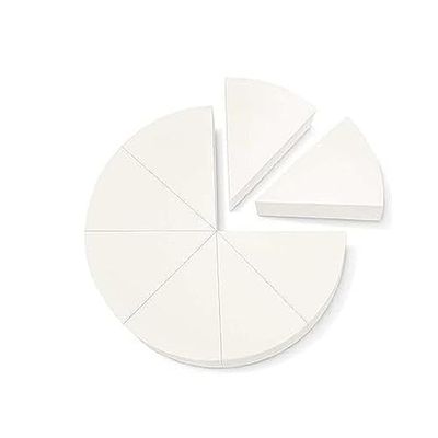 DR. HAUSCHKA Make-Up Sponges for Single Use, 8 Pieces