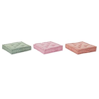 COJIN ALGODON POLIESTER 60X60X13 4,2 GR 3 SURT.