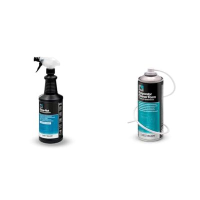 ERRECOM Clima-Net, Detergente per Climatizzatori, Filtri, Batterie alettate e unità Esterne, 1 L & Evaporator Cleaner Foam, Pulitore Schiumoso per Climatizzatore, 400 mL