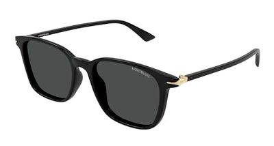 Montblanc MB0338S Zonnebril voor heren, van gerecycled acetaat, meerkleurig, eenheidsmaat