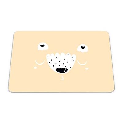 Bonamaison, Tapis de Souris Rectangle Imprimé Numériquement, Fond Antidérapant, pour Bureau et Maison, Taille: 22x18cm