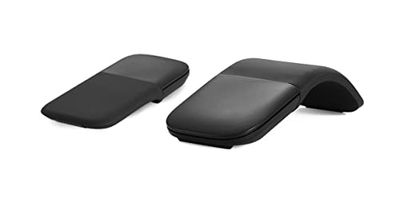 Accuratus Curve Touch Mouse – Bluetooth® Wireless Foldable Mouse with Touch Scroll - Black