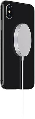 Grundig Magnetische Qi-oplader - 15W - Incl. USB-C kabel 1 meter - Beschermt tegen overstroom - Compact Design - Zilver