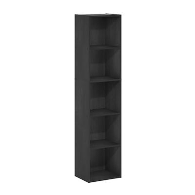 Furinno Luder Boekenkast/Boeken/Opslag, 5-Tier, Blackwood