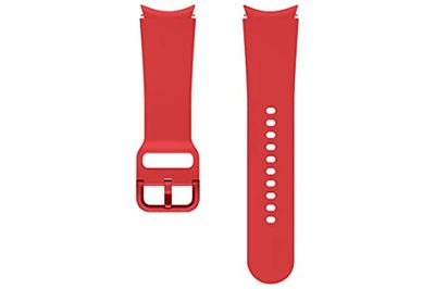 Samsung Horlogeband Sport Band (FKM) - Officiële Samsung Horlogeband - 20mm - S/M - Rood