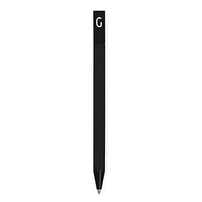 Design Letters Persoonlijke pen (zwart) - G, Letter G, 70201201G