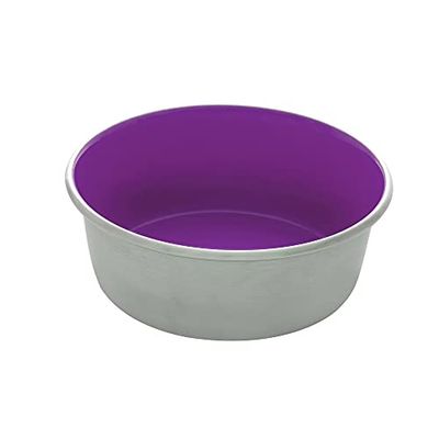 Dogit - Mangiatoia in acciaio inox antiscivolo viola, 560 ml, 100 g