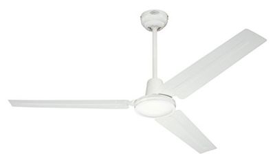 Westinghouse Ceiling Fans industrial ventilador de teto, acabamento em branco com pás brancas, 142 cm