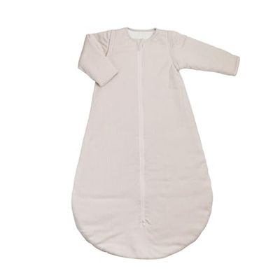 Tres Kilos Sept – Saco de Dormir para bebé Nacimiento, Mangas extraíbles, Unisex, Arena, Cierre con Cremallera, Jersey de algodón – TOG 2.5-6/18 Meses