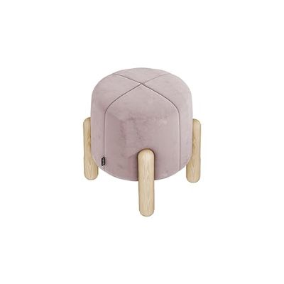 Selsey Levine - Tabouret - rembourré sur Pieds en Bois Rose