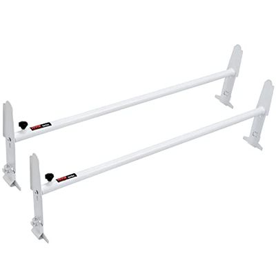 VEVOR Dakladderdrager, raildrager, 2 stuks, lengte 1200-2000 mm, lengte instelbaar, 160-195 mm hoogte, 227 kg belastbaar, bagagedrager, racks, aluminiumlegering tegen roest, corrosie-imperiaal