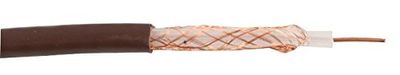 Pro Power 14616 5 m CCA F/Filled Low Loss Coaxial Cable, Brown, 5 m