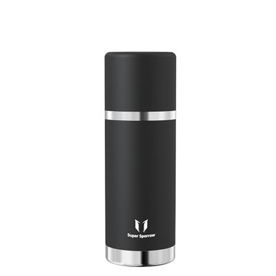 Super Sparrow Botella Termica - 750ml - Termo de Acero Inoxidable - Cantimplora Sin BPA - Termo Cafe - Tapa Antifugas Que Sirve de Taza - Se Mantiene Caliente 12 o Frío 24 Horas