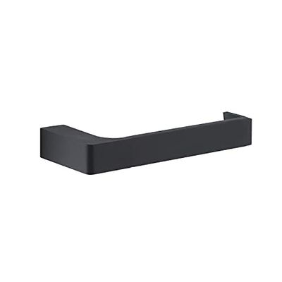 Gedy G-Kuala Lumpur Porta Rotolo Carta igienica, Colore Nero, Componenti Realizzati in Cromall, Ottone e Vetro, Garanzia 2 Anni, Misure 2,5 x 17,5 x 6,6 CM e Peso 0,272 kg, Design R&S, Cromo, Unica