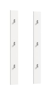 xonox.home X07A9627 Project X systeemmeubel garderobe paneel set van 2 in wit hoogglans, ca. 13x115x3 cm