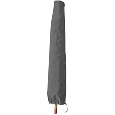 greemotion Beschermhoes parasol 3m diameter - parasolhoes marktscherm in grijs - tuinmeubelafdekking - parasolhoes - polyester - tuinbeschermhoes voor buitenmeubels