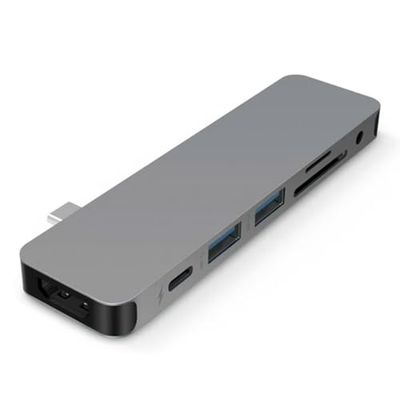 Hyper Hub gn21d Drive Solo PC et Apple MacBook Adaptateur USB C Gris