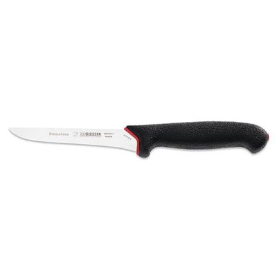 Giesser since 1776 - Made in Germany Faca para desossar com cabo antiderrapante PrimeLine, 13 cm, preto, faca de açougueiro afiada adequada para máquina de lavar louça, inoxidável