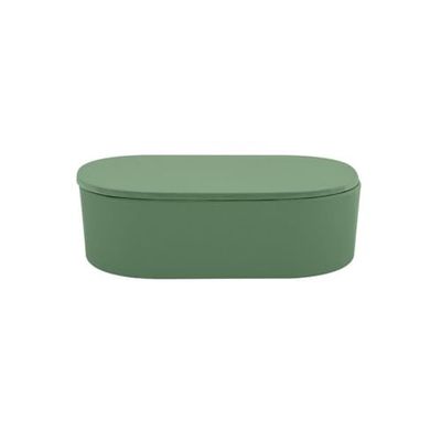Spirella Boite à Cotons Fibres de Bambou Takeo Vert Basil