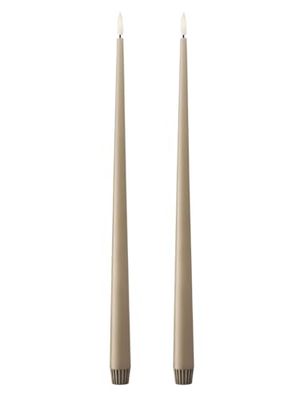 Ester & Eric - Bougie LED élégante 40 cm 18 - Collection de bougies LED coniques - Cire véritable - Accessoire déco tendance