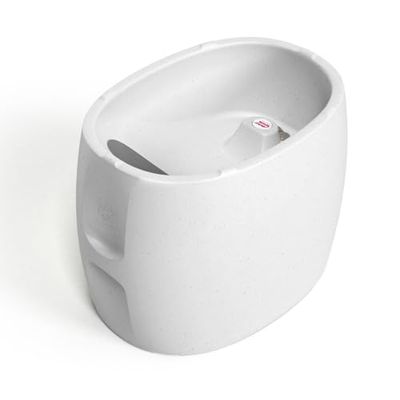 OKBABY Unica - Badkuip 0-4 jaar met dubbel gebruik, ingebouwde thermometer en ergonomische ondersteuning - Badkuip en minizwembad voor kinderen - Graniet