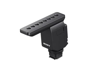 Sony ECM-B1M Gun Microfoon (via multiinterface, accessoires, schoen met geïntegreerde digitale audio-interface, zwart