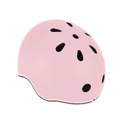 Globber Unisex ungdom Jr Go-up-hjälm pastell rosa XXS/Xs 45–51 cm hörlurar, pastellrosa