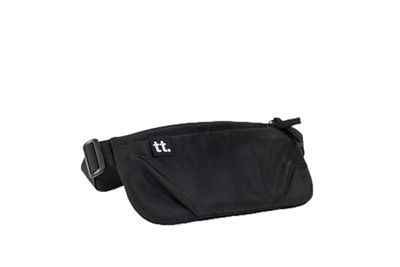 Carlett - Riñonera City | Impermeable y Compacta | Diseño Unisex en Color Negro | Ideal para Hombre y Mujer | Riñonera Pequeña y Funcional para Uso Diario