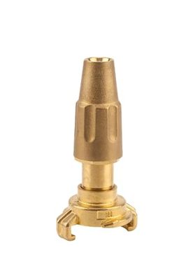 Jeringa de acoplamiento rápido de latón GARDENA para 19 mm (3/4 ") - Mangueras: conexión de acoplamiento rápido, chorro de agua ajustable y ajustable (7131-20)