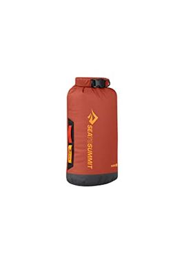 Sea to Summit – Big River Dry Bag S 8L – vattentät – rulltopp – motståndskraftigt tyg – grepphandtag, fransspets och D-ring – för kajakpaddling och motorcykelåkning – 19,3 x 16,5 x 37,4 cm –