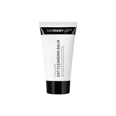 The INKEY List Mini Oat Cleansing Balm 50ml, Dissolves Makeup, Gentle Cleanser, Fragrance-free, Suitable For All Skin Types