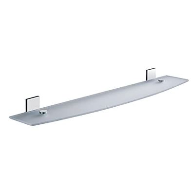 Gedy G-Singapore - Estante de baño de 58 cm, Color Cromado, Soporte de Pared de Acero Inoxidable y Cromo, Medidas 6 x 58 x 11,6 cm, única