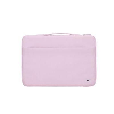 WE Pop Housse PC jusqu'à 15.6'' Violette : Poignée de transports, Attache arrière pour Valise, Poche Frontale pour Rangement avec Compartiments