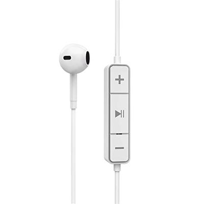 Energy Sistem Earphones Bluetooth Style 1 Snow Auriculares con Micrófono (Bluetooth 5.1, 8h de batería, Crystal Clear Sound, Type C) - Blanco