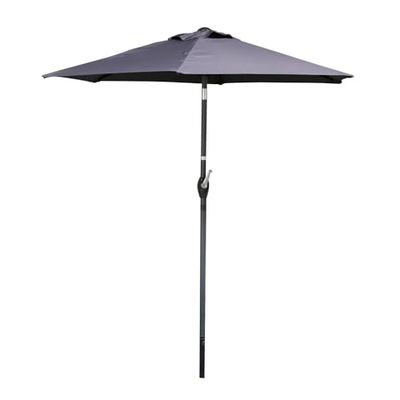 Urban Living SUNNYDAYS PARASOL VILLA VERDE DIAM 200CM INCLINABLE GRIS ANTHRACITE